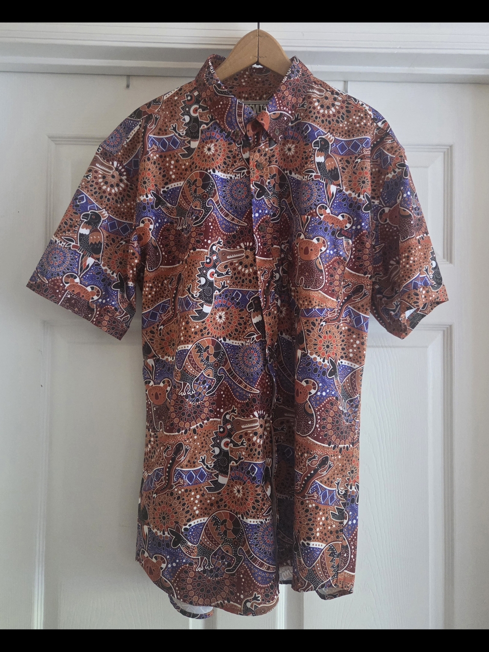 RSVLTS Good On Ya Men's Large Kunuflex Shirt Australia The Roosevelts Excellent